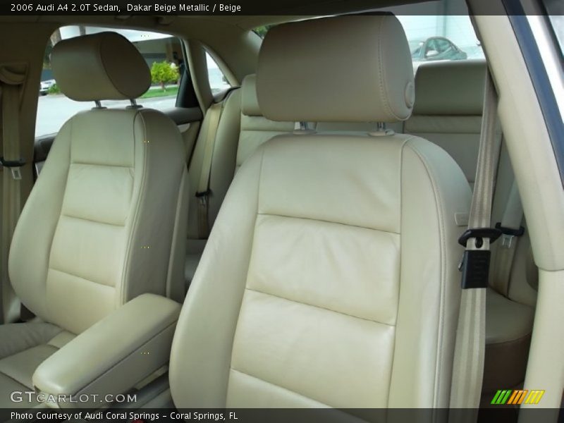 Dakar Beige Metallic / Beige 2006 Audi A4 2.0T Sedan