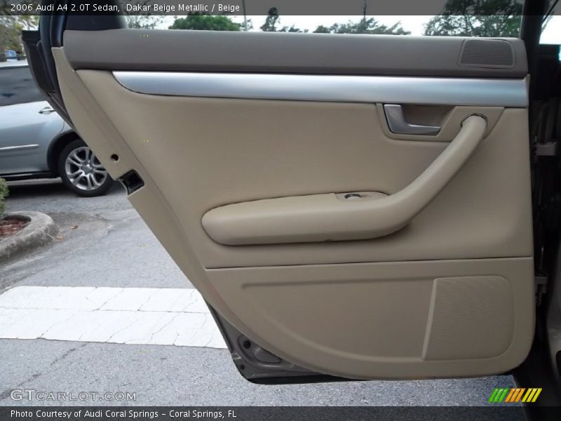 Dakar Beige Metallic / Beige 2006 Audi A4 2.0T Sedan