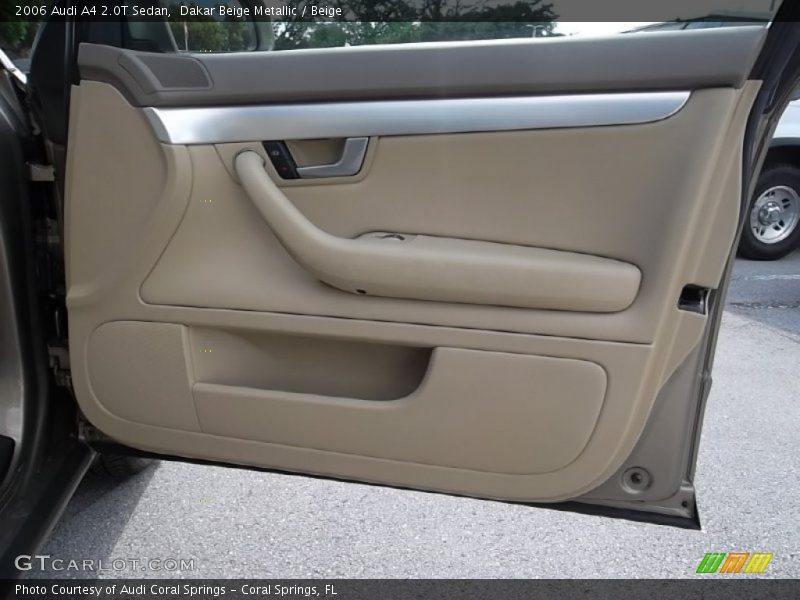 Dakar Beige Metallic / Beige 2006 Audi A4 2.0T Sedan