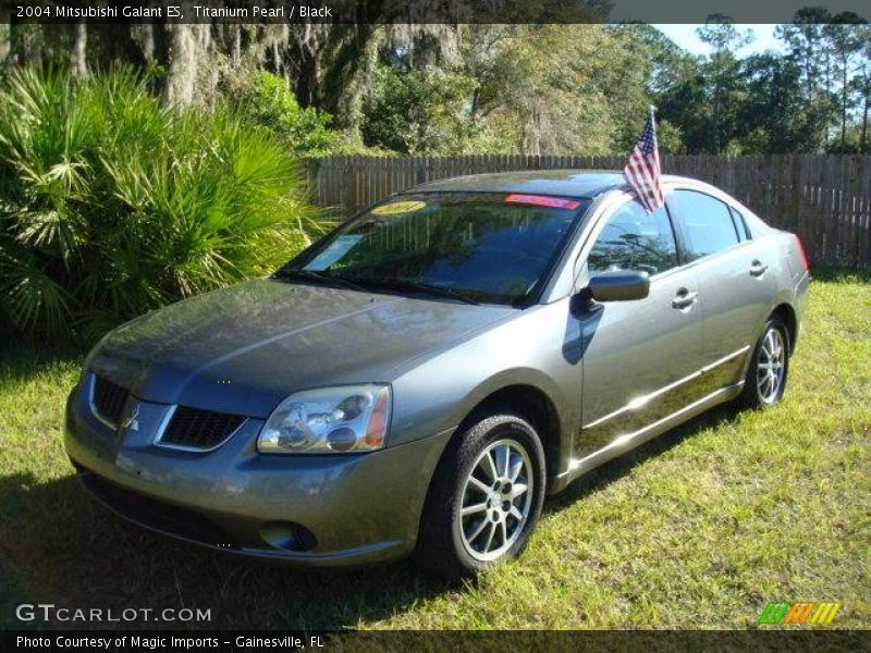 Titanium Pearl / Black 2004 Mitsubishi Galant ES