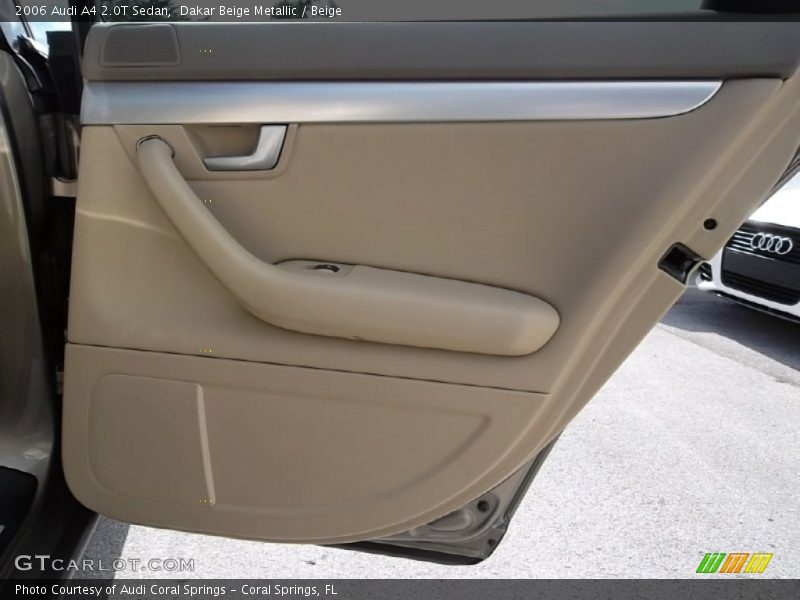 Dakar Beige Metallic / Beige 2006 Audi A4 2.0T Sedan