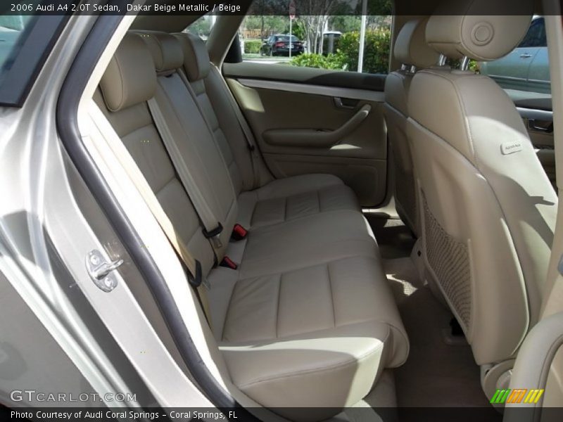 Dakar Beige Metallic / Beige 2006 Audi A4 2.0T Sedan
