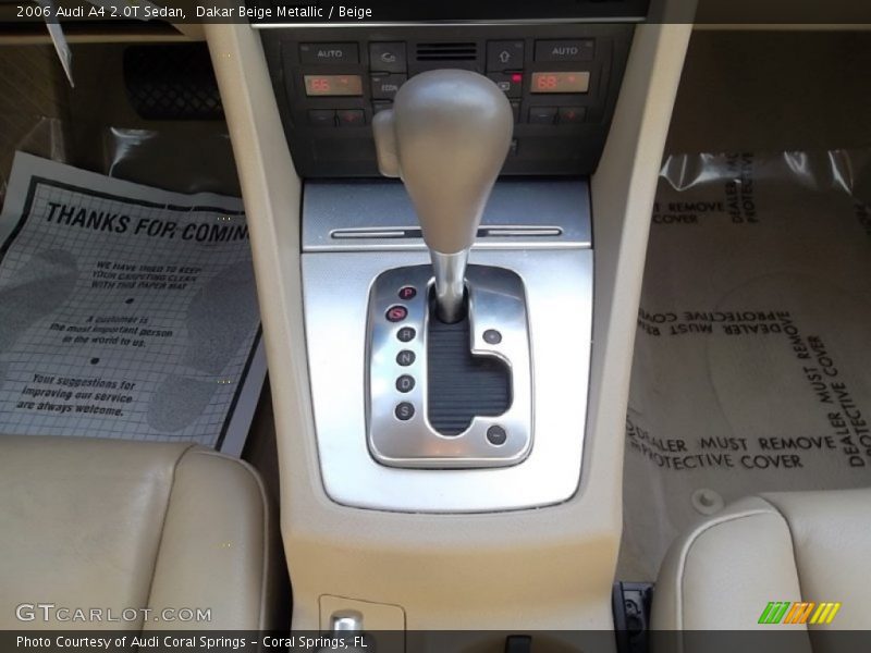 Dakar Beige Metallic / Beige 2006 Audi A4 2.0T Sedan