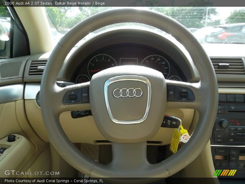 Dakar Beige Metallic / Beige 2006 Audi A4 2.0T Sedan