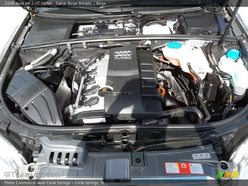 Dakar Beige Metallic / Beige 2006 Audi A4 2.0T Sedan