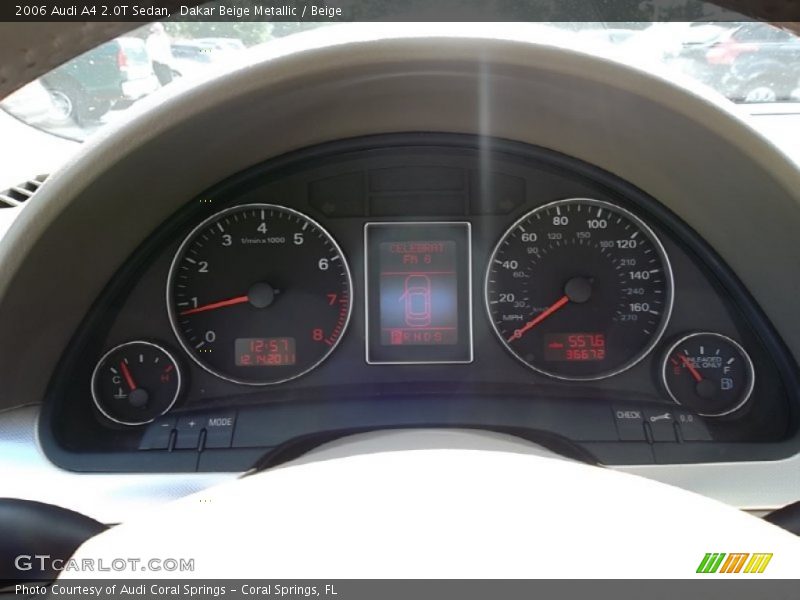 Dakar Beige Metallic / Beige 2006 Audi A4 2.0T Sedan