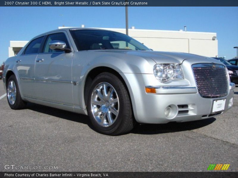 Bright Silver Metallic / Dark Slate Gray/Light Graystone 2007 Chrysler 300 C HEMI