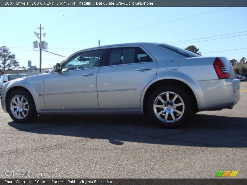 Bright Silver Metallic / Dark Slate Gray/Light Graystone 2007 Chrysler 300 C HEMI
