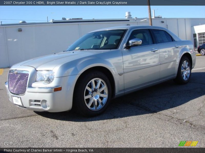 Bright Silver Metallic / Dark Slate Gray/Light Graystone 2007 Chrysler 300 C HEMI
