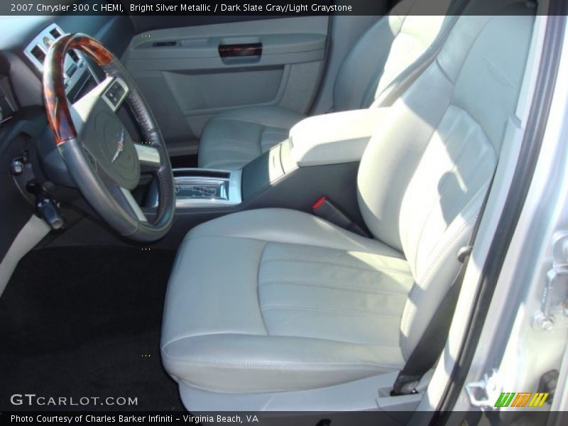 Bright Silver Metallic / Dark Slate Gray/Light Graystone 2007 Chrysler 300 C HEMI
