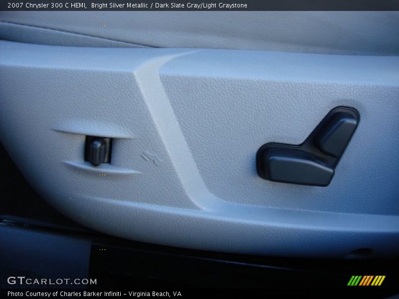 Bright Silver Metallic / Dark Slate Gray/Light Graystone 2007 Chrysler 300 C HEMI