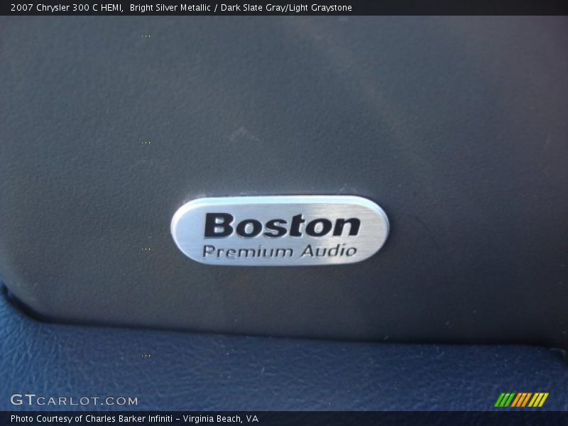Bright Silver Metallic / Dark Slate Gray/Light Graystone 2007 Chrysler 300 C HEMI