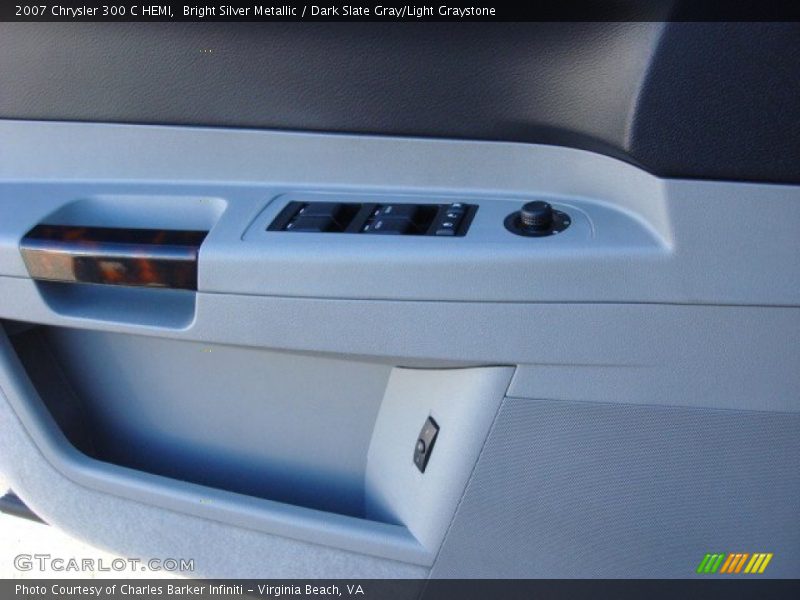 Bright Silver Metallic / Dark Slate Gray/Light Graystone 2007 Chrysler 300 C HEMI