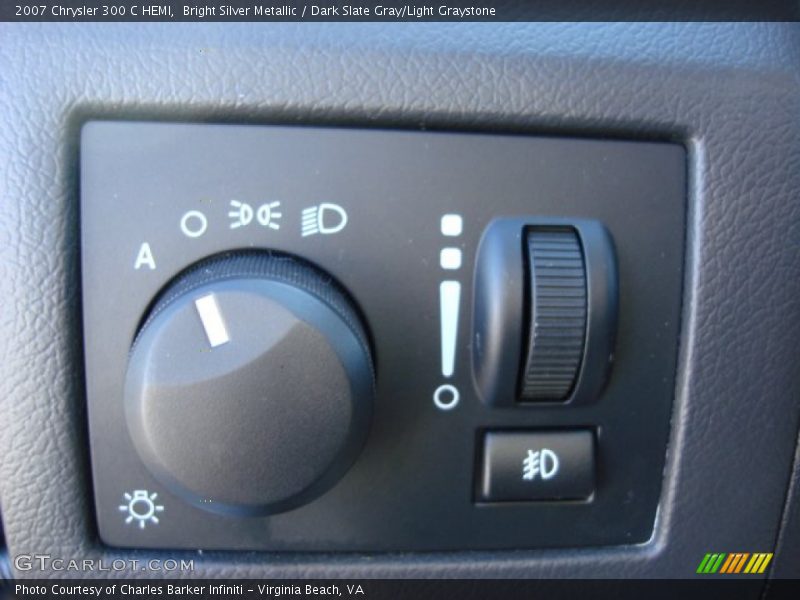 Bright Silver Metallic / Dark Slate Gray/Light Graystone 2007 Chrysler 300 C HEMI