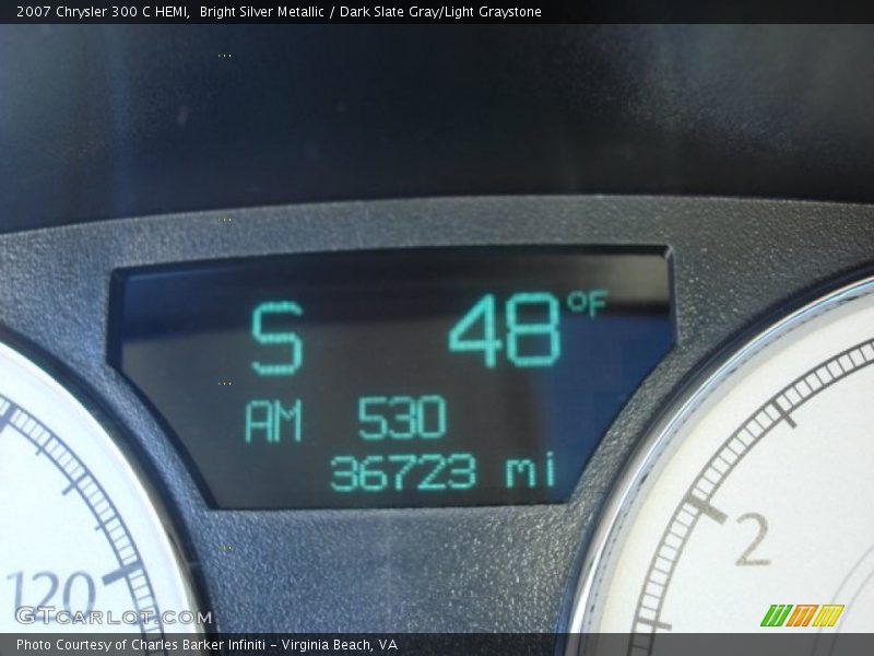 Bright Silver Metallic / Dark Slate Gray/Light Graystone 2007 Chrysler 300 C HEMI
