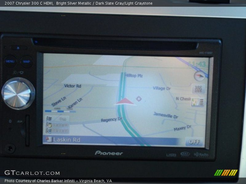 Bright Silver Metallic / Dark Slate Gray/Light Graystone 2007 Chrysler 300 C HEMI