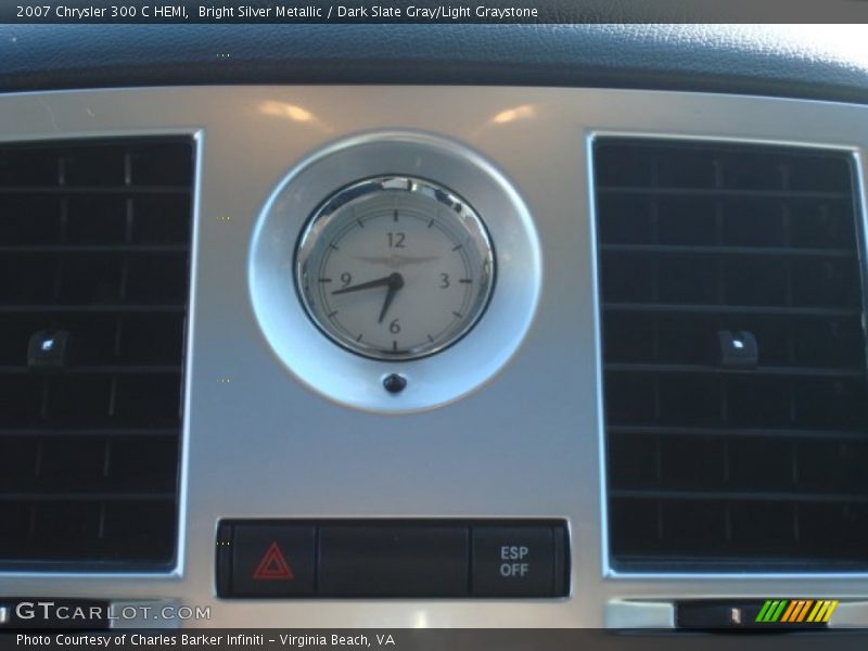 Bright Silver Metallic / Dark Slate Gray/Light Graystone 2007 Chrysler 300 C HEMI