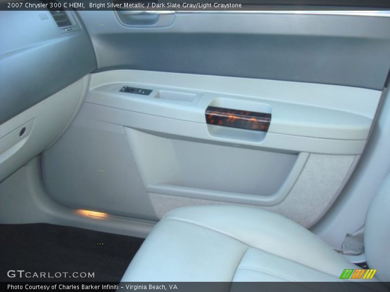Bright Silver Metallic / Dark Slate Gray/Light Graystone 2007 Chrysler 300 C HEMI