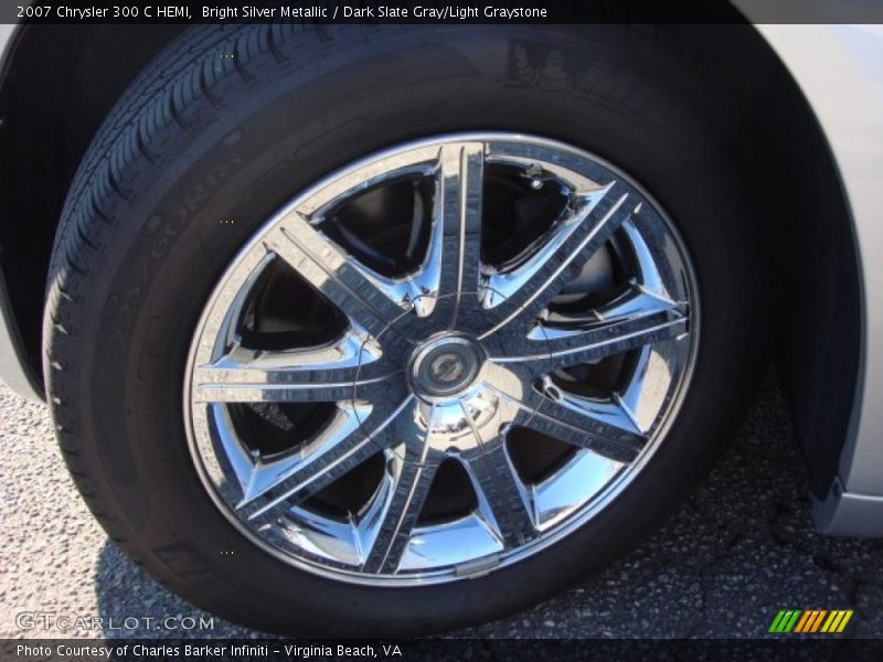 Bright Silver Metallic / Dark Slate Gray/Light Graystone 2007 Chrysler 300 C HEMI