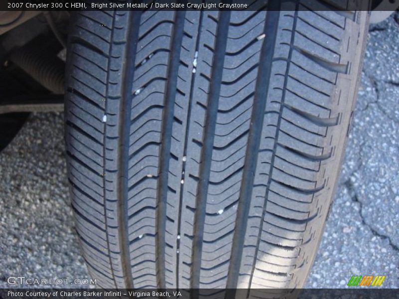 Bright Silver Metallic / Dark Slate Gray/Light Graystone 2007 Chrysler 300 C HEMI