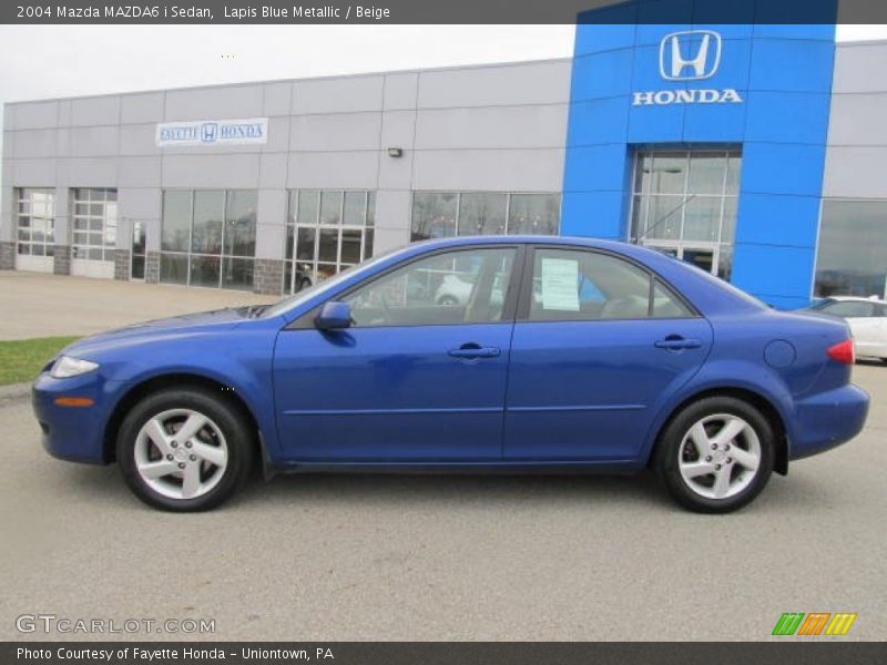 Lapis Blue Metallic / Beige 2004 Mazda MAZDA6 i Sedan