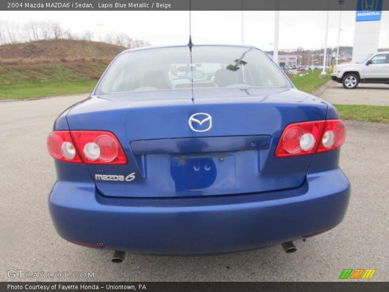 Lapis Blue Metallic / Beige 2004 Mazda MAZDA6 i Sedan
