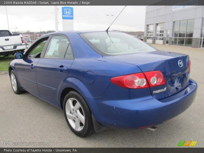 Lapis Blue Metallic / Beige 2004 Mazda MAZDA6 i Sedan