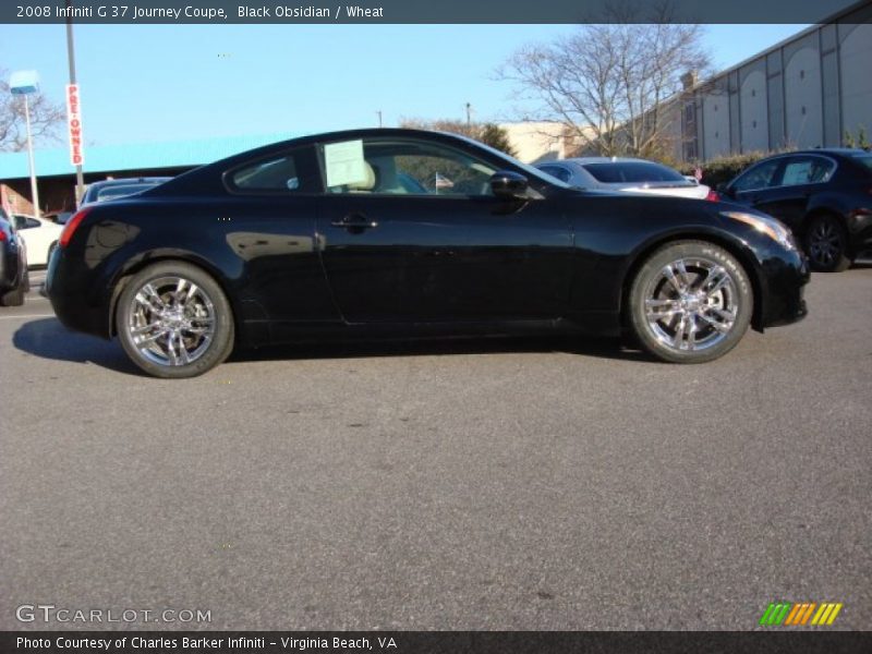 Black Obsidian / Wheat 2008 Infiniti G 37 Journey Coupe