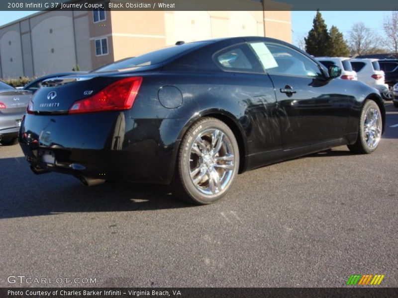 Black Obsidian / Wheat 2008 Infiniti G 37 Journey Coupe
