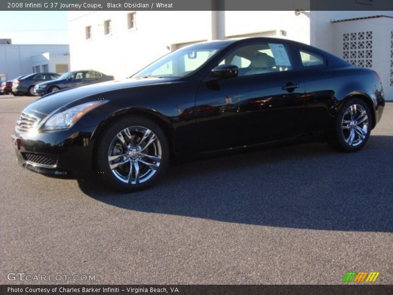 Black Obsidian / Wheat 2008 Infiniti G 37 Journey Coupe