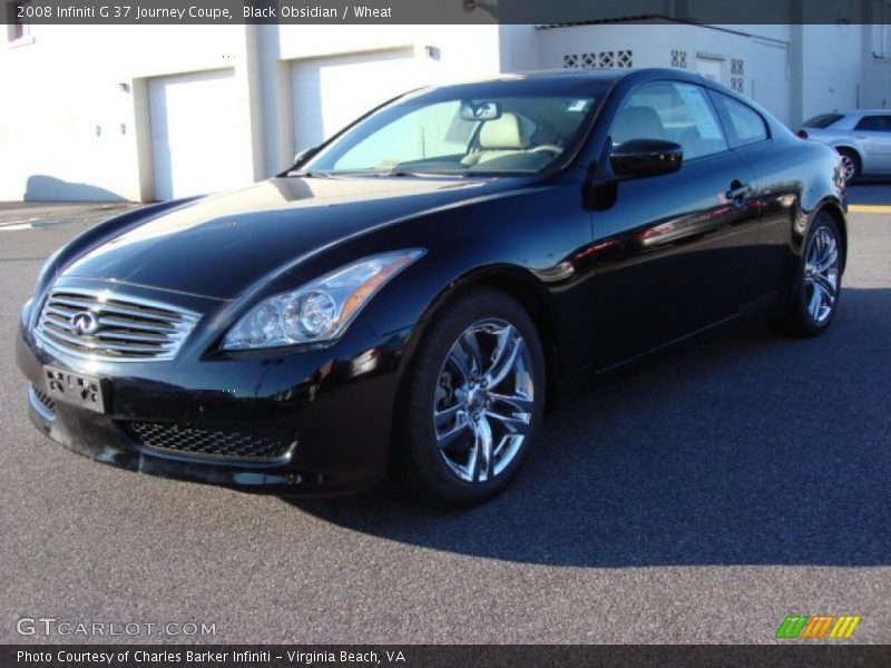 Black Obsidian / Wheat 2008 Infiniti G 37 Journey Coupe