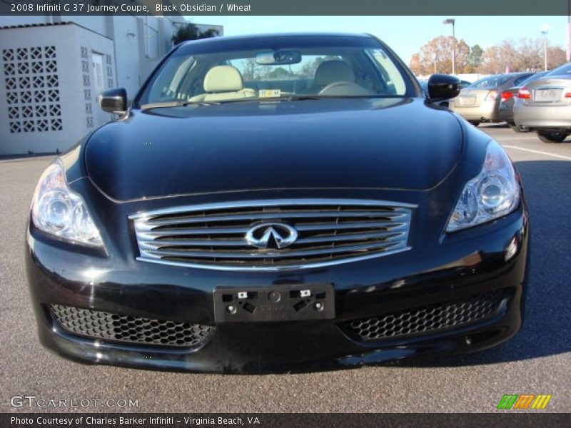 Black Obsidian / Wheat 2008 Infiniti G 37 Journey Coupe