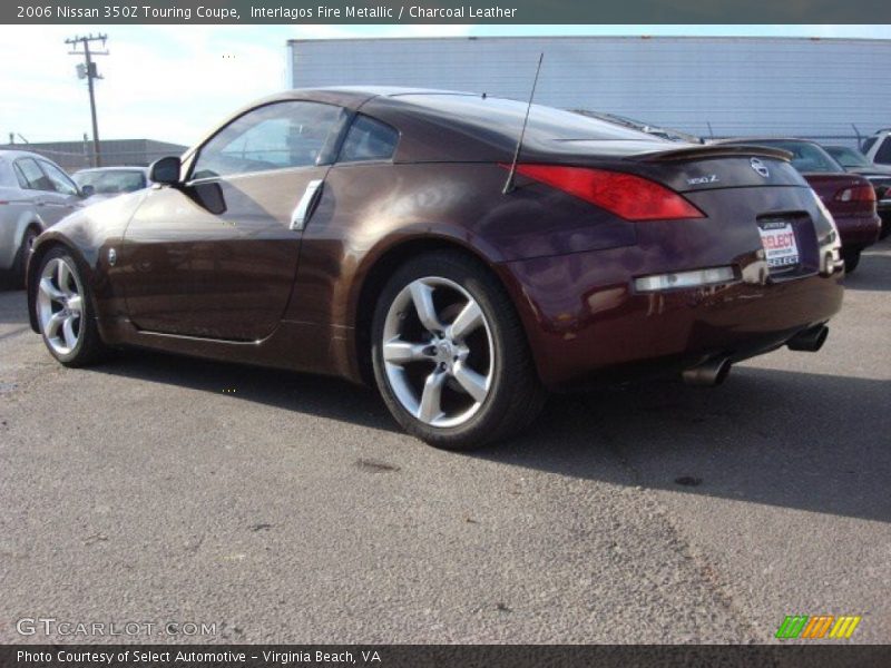 Interlagos Fire Metallic / Charcoal Leather 2006 Nissan 350Z Touring Coupe