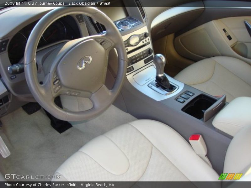Black Obsidian / Wheat 2008 Infiniti G 37 Journey Coupe