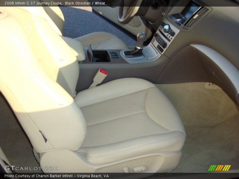 Black Obsidian / Wheat 2008 Infiniti G 37 Journey Coupe