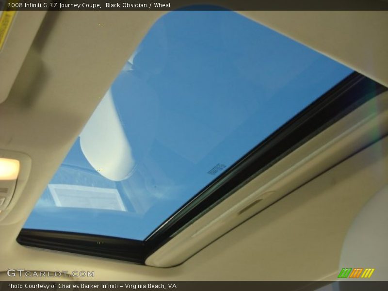 Black Obsidian / Wheat 2008 Infiniti G 37 Journey Coupe