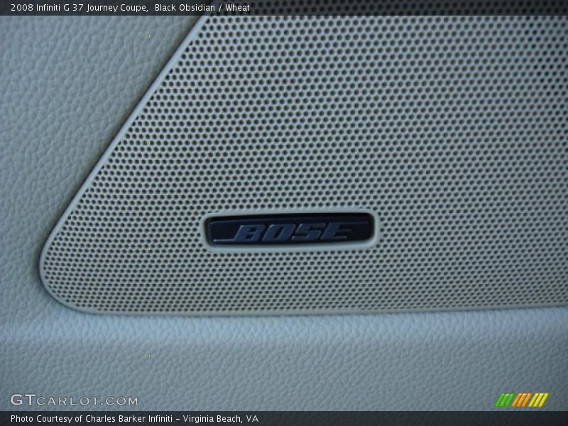 Black Obsidian / Wheat 2008 Infiniti G 37 Journey Coupe