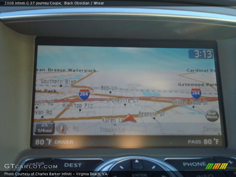 Black Obsidian / Wheat 2008 Infiniti G 37 Journey Coupe