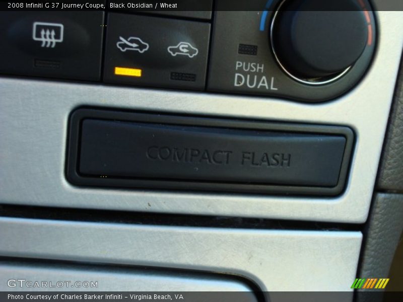 Black Obsidian / Wheat 2008 Infiniti G 37 Journey Coupe