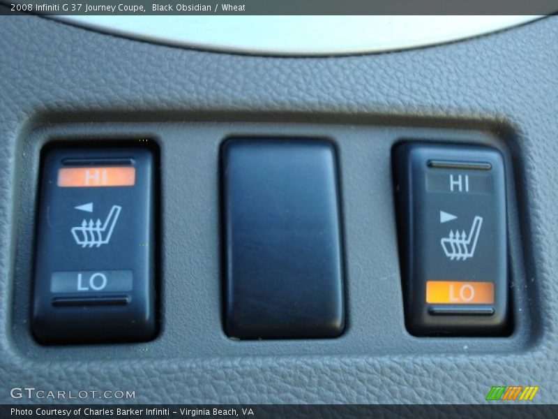 Black Obsidian / Wheat 2008 Infiniti G 37 Journey Coupe