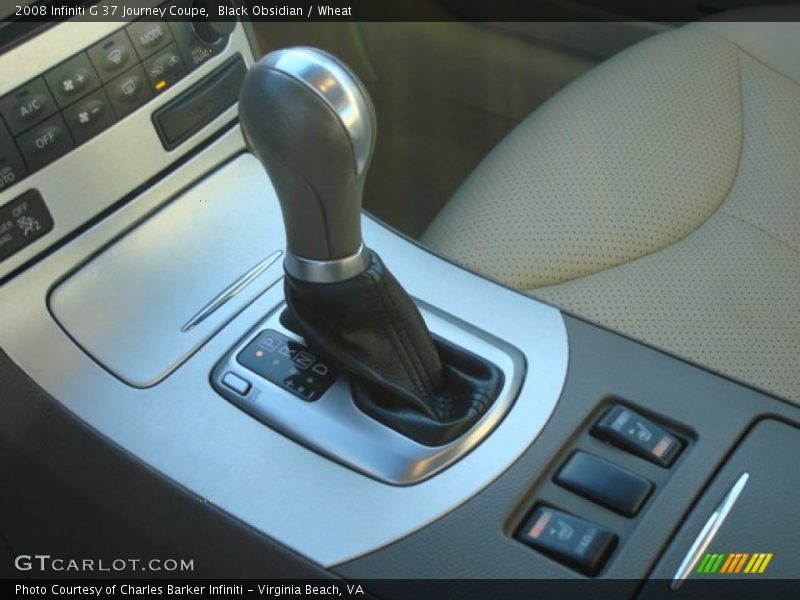 Black Obsidian / Wheat 2008 Infiniti G 37 Journey Coupe