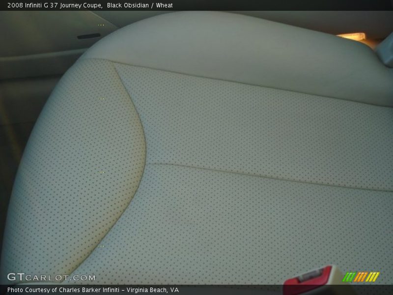 Black Obsidian / Wheat 2008 Infiniti G 37 Journey Coupe