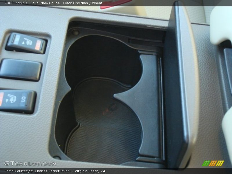 Black Obsidian / Wheat 2008 Infiniti G 37 Journey Coupe