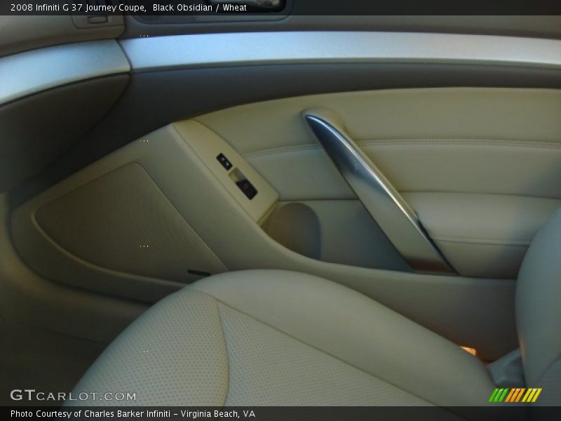 Black Obsidian / Wheat 2008 Infiniti G 37 Journey Coupe