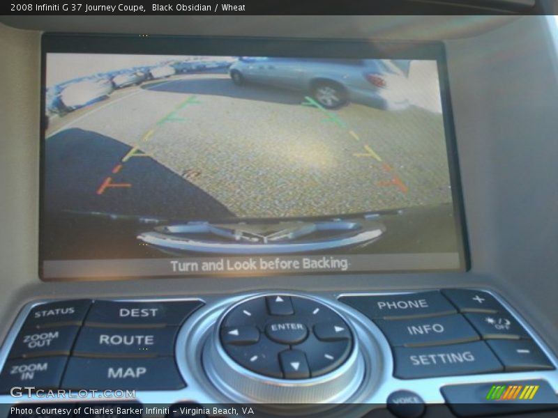 Black Obsidian / Wheat 2008 Infiniti G 37 Journey Coupe