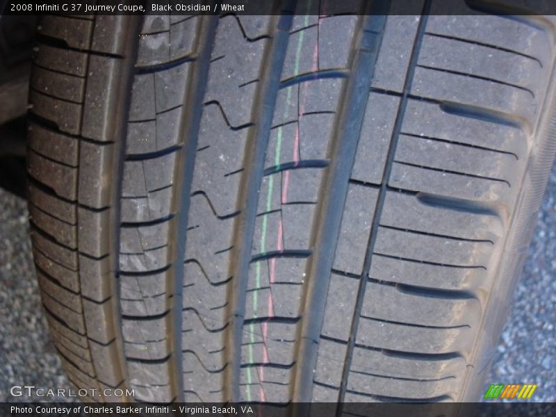 Black Obsidian / Wheat 2008 Infiniti G 37 Journey Coupe