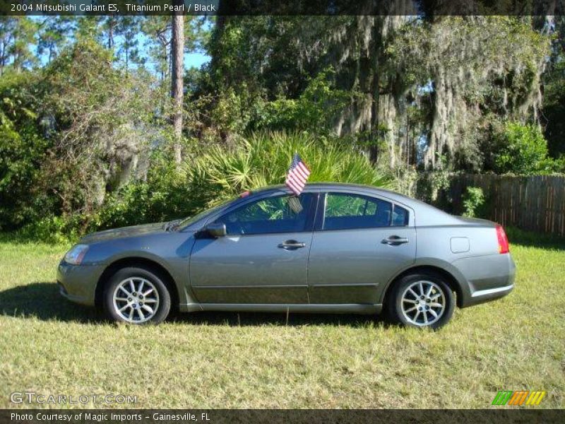 Titanium Pearl / Black 2004 Mitsubishi Galant ES