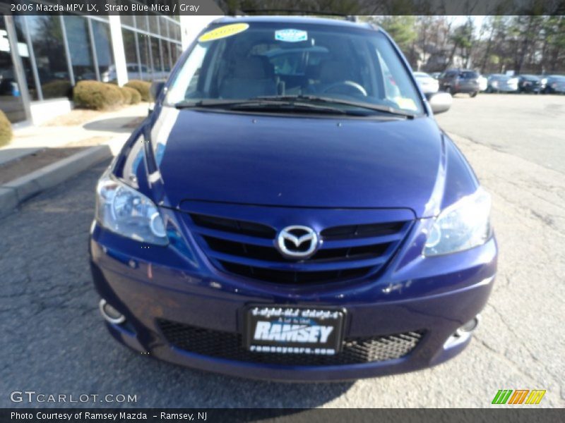 Strato Blue Mica / Gray 2006 Mazda MPV LX