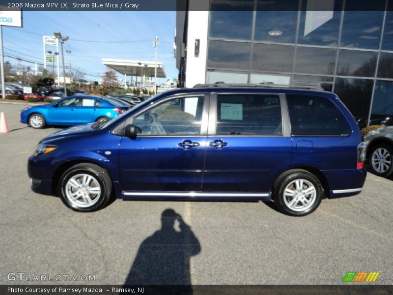 Strato Blue Mica / Gray 2006 Mazda MPV LX