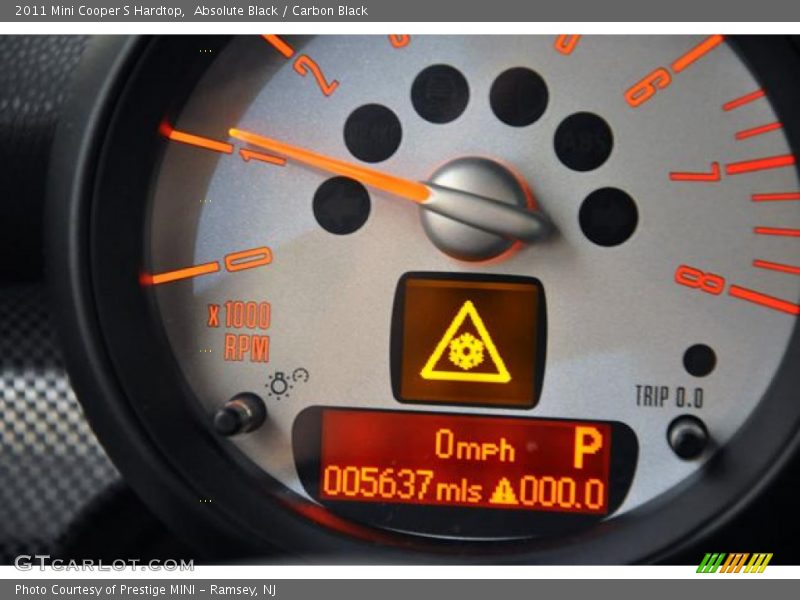 Absolute Black / Carbon Black 2011 Mini Cooper S Hardtop